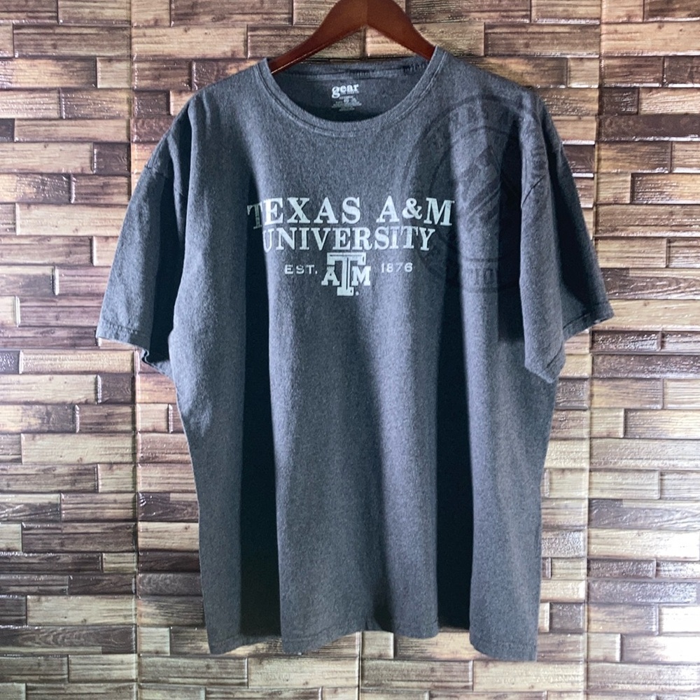Unisex XXL EUC Gray Gear For Sports Texas A&M University T Shirt